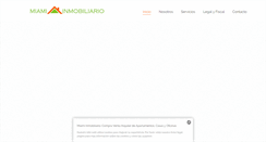 Desktop Screenshot of miamiinmobiliario.com
